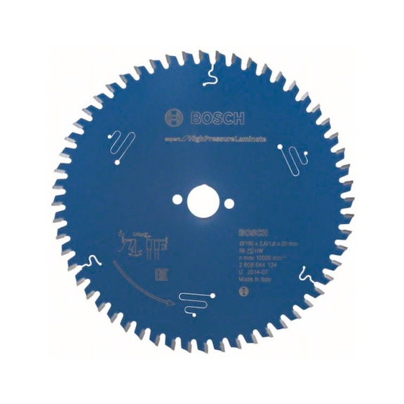 BOSCH Circular saw blade Expert High Pressure Laminate 190x20x2,6mm 56 2608644134 - Circular saw blade (machines)