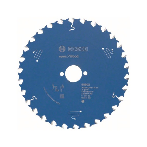 BOSCH Circular saw blade Expert for Wood 200 x 30 x 2.8 mm 30 2608644052 - Circular saw blade (machines)