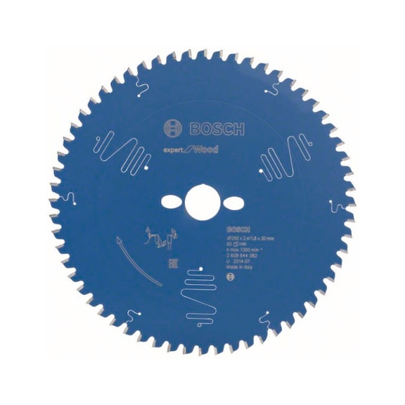 BOSCH Circular saw blade Expert for Wood 260 x 30 x 2.4 mm 60 2608644082 - Circular saw blade (machines)