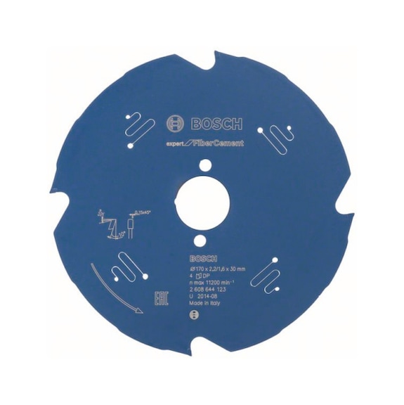 BOSCH Circular saw blade Expert for Fibre Cement 170 x 30 x 2.2 mm 4 2608644123 - Circular saw blade (machines)