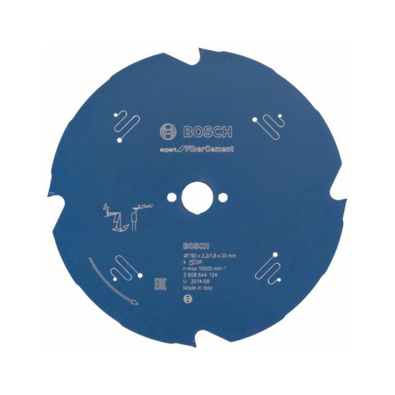 BOSCH Circular saw blade Expert for Fibre Cement 190 x 20 x 2.2 mm 4 2608644124 - Circular saw blade (machines)