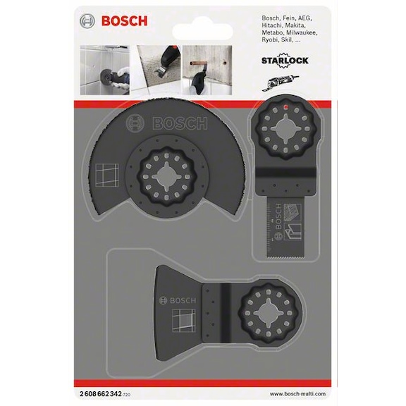 BOSCH 3-piece tile base set A2608662342 - Power tool (accessories)