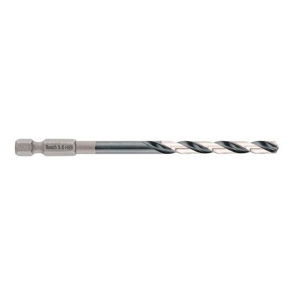 BOSCH HSS twist drill with hexagonal shank 5.5 mm 2608577057 - Drilling and countersinking tools with non-detachable cutting edges (other)