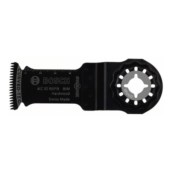 BOSCH BIM Tauchsägeblatt AIZ 32 BSPB Hard Wood 50 x 32 mm 1er-Pack 2608661645 - Tauchsägeblatt