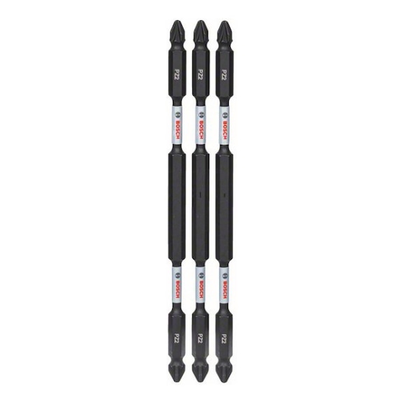 BOSCH Double-bladed screwdriver bit set, 3-piece PZ2-PZ2 150 mm 2608522359 - Screwdriver bit (assortment)