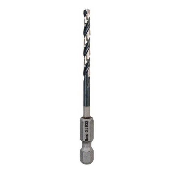 BOSCH HSS twist drill with hexagonal shank 3.5 mm 2608577051 - Drilling and countersinking tools with non-detachable cutting edges (other)
