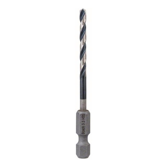 BOSCH HSS twist drill with hexagonal shank 3.3 mm 2608577050 - Drilling and countersinking tools with non-detachable cutting edges (other)