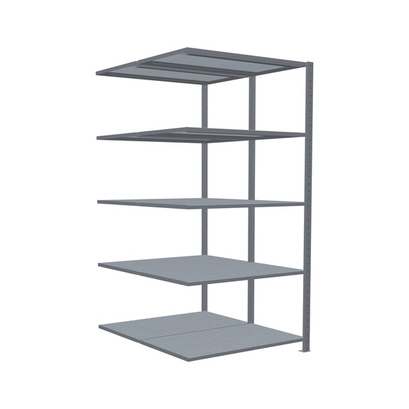 SCHULTE add-on shelving plug-in double MULTIplus150 2x5 ,2000x1000x(2x600) No.13765 - Shelving (workshop)