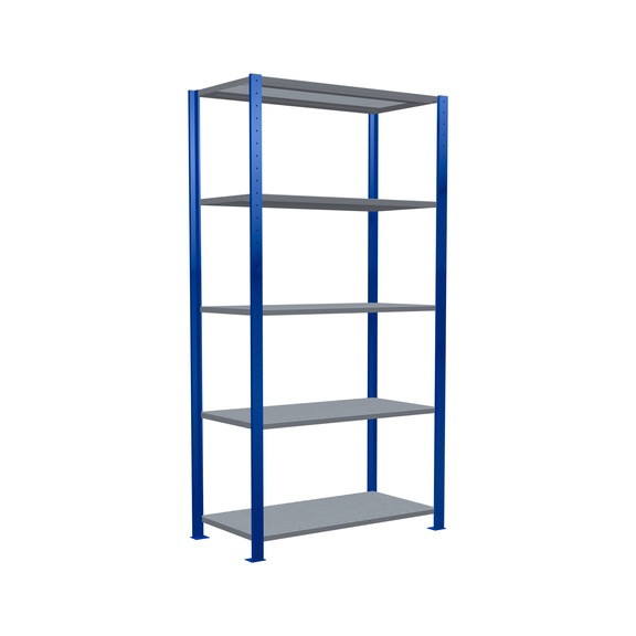 SCHULTE basic shelving Steck MULTIplus330 galvanized/5 shelves 2000x1000x500 No. 13950-B - Shelving (workshop)