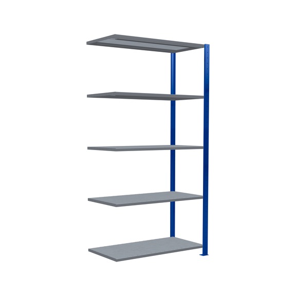 SCHULTE add-on shelving Steck MULTIplus330 galvanized/5 shelves 2000x1000x500 No. 13955-B - Shelving (workshop)