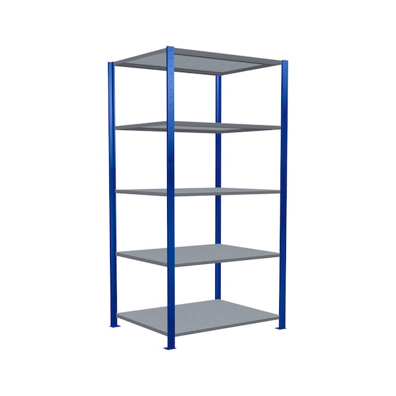 SCHULTE Grundregal Steck MULTIplus330 verzinkt/5 Böden 2000x1000x800 Nr. 13980-B - Regal (Werkstatt)