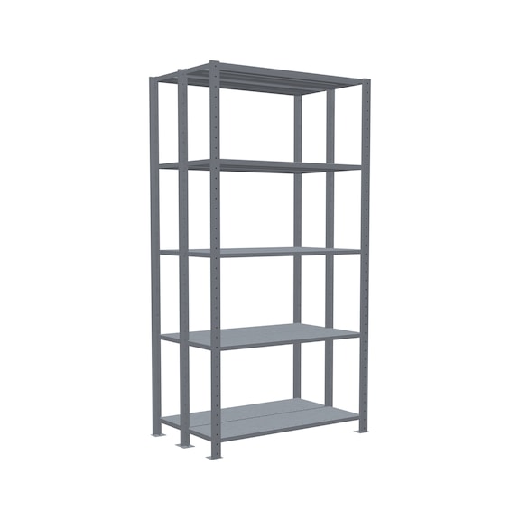 SCHULTE Basic shelving plug-in double MULTIplus250 2x5 2000x1000x(2x300) No.14230-G - Shelving (workshop)