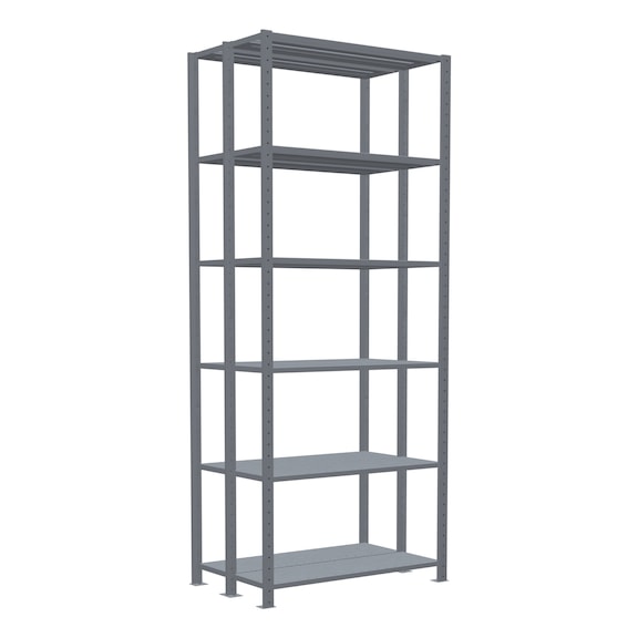 SCHULTE Basic shelving plug-in double MULTIplus250 2x6 2500x1000x(2x300) No.14231-G - Shelving (workshop)