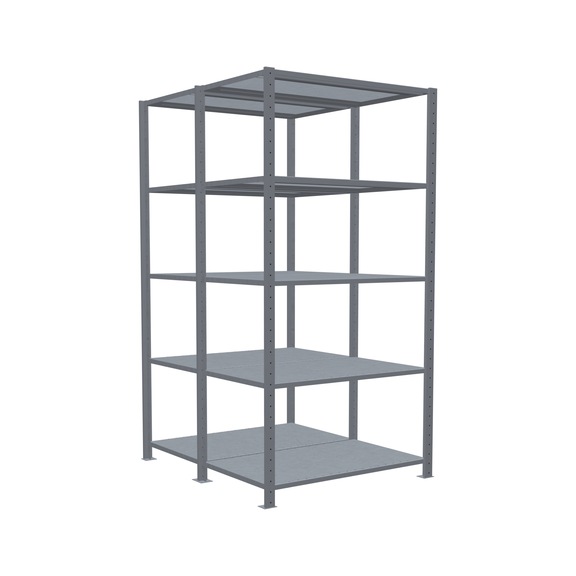 SCHULTE Basic shelving plug-in double MULTIplus250 2x5 2000x1000x(2x600) No.14260-G - Shelving (workshop)