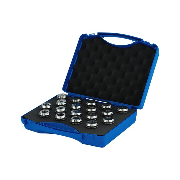 R20-S EROGLU, Set Reduzierungen für Hydrodehnspannfutter R20 9 Stück in Plastikbox (3-4-5-6-8-10 12-14-16) - Reduzierbuchsen