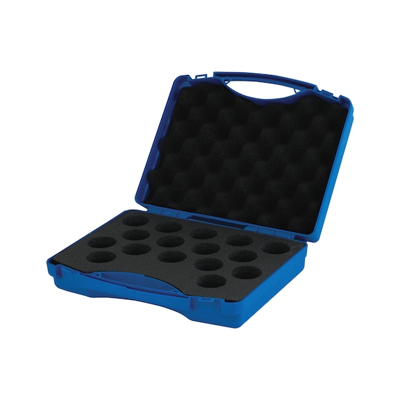 701.12.1 EROGLU, Plastikkoffer für Reduzierungen R12 - Spannzangen-Satz im Koffer