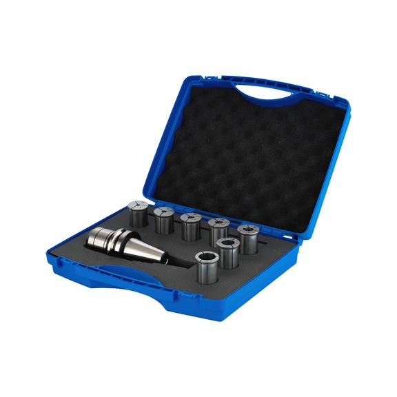 506.02.10.100.M EROGLU, Spannfutter f&uuml;r Spannzangen DIN 6499 ER JIS B 6339 (MAS 403 BT) AD/B BT50 ER16 1-10-100 mit Spannmutter Mini - Spannzangenfutter