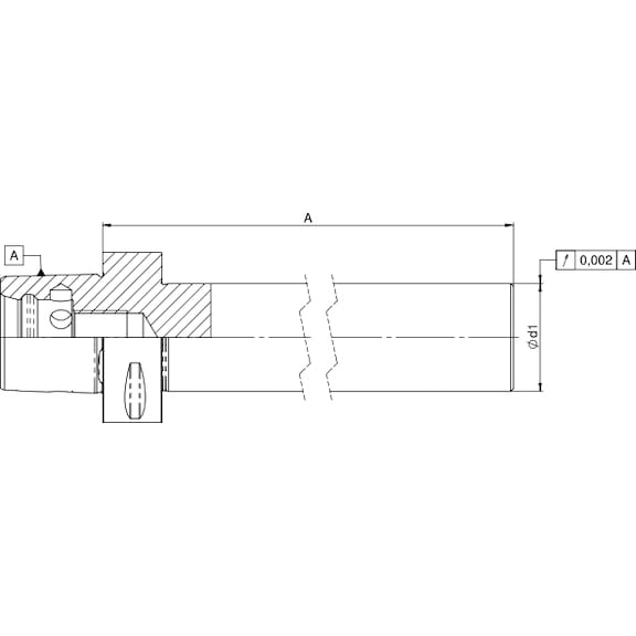 DIEBOLD 72.705.740.100 DIEBOLD, Pr&uuml;fdorn PSC50 &Oslash;32 A=230 (DIN ISO 26623-1) ( C5-MAS-11) - Pr&uuml;fdorne und Kontrolldorne