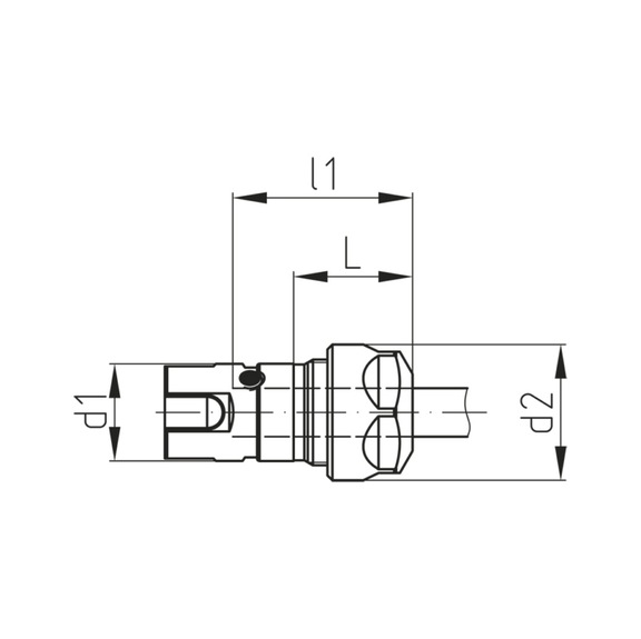75.802.430 DIEBOLD, Synchro-Schnellwechseleinsatz IK / ER25 M6-M20 - Werkzeugaufnahmen