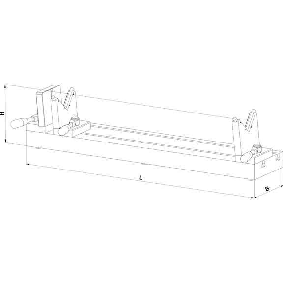 76.745.720 DIEBOLD, Prismenvorrichtung 720 lang für verschiedene - Werkzeugaufnahmen