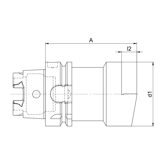 76.772.100 DIEBOLD, Ausrichtwerkzeug Ø100 für M19 Einstellung, HSK 100 A=110 - Ausrichtwerkzeuge