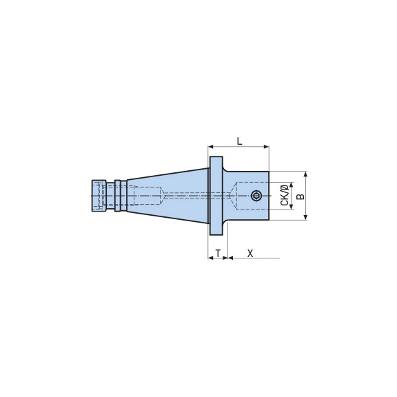 321.451 BIG DAISHOWA, Schaft DV40-DIN2080-CKB5-39 - Modulare Komponenten