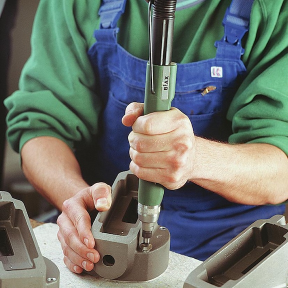 Ebavureur à alésage pneumatique BIAX PNEUMATIC BE 805 - Ebavureur d'alésage pneumatique BE 805