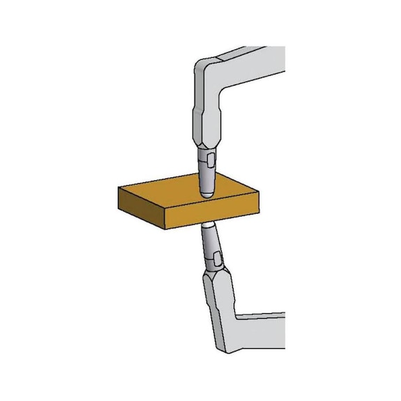 KROEPLIN Electronic measuring gauge for external measurement of grooves and thicknesses - 2