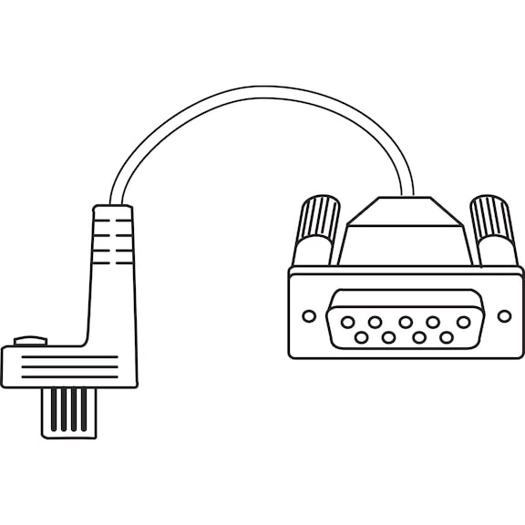 Câble de raccordement multiCOM avec interface RS232, longueur de câble 2 m - Câble de raccordement