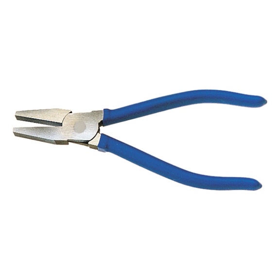 ATORN flat-nose pliers DIN 5745, 160 mm, polished - Flat nose pliers with dipped grip covers