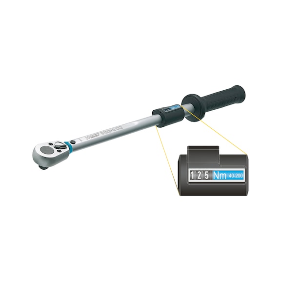Hazet 6290-1CT Torque wrench 9x12, 5-60 Nm | Hazet at KC Tool