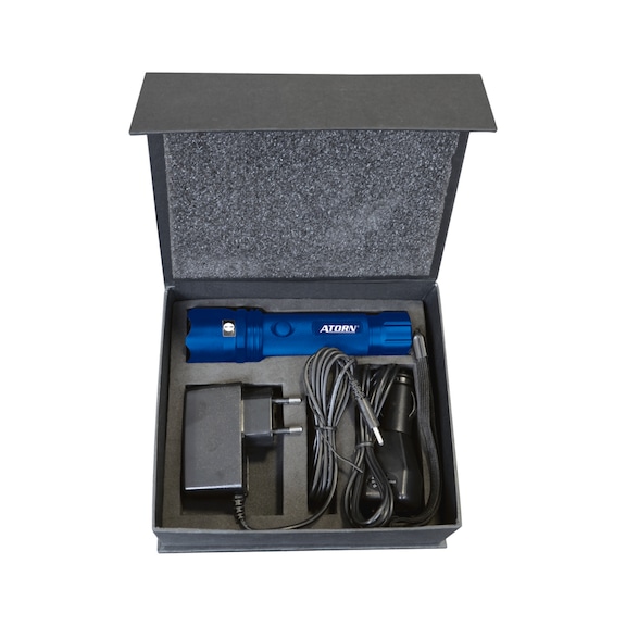 ATORN LED high-power lamp, 1-watt Cree LED, IP 66 with rechargeable battery - LED high-power hand lamp