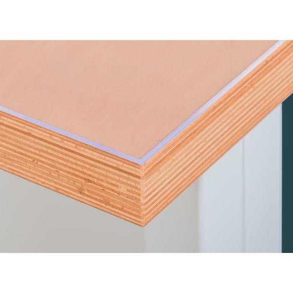 FLEXOPLAST Soft PVC protective mat, transparent