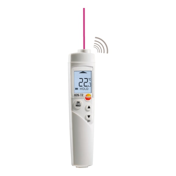 TESTO Thermomètre infrarouge, 2 mesures par seconde plage de mesure -50 à 250° - Thermomètre infrarouge