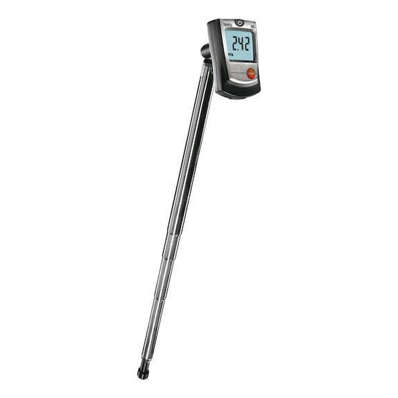 TESTO 405 thermal anemometer measuring range -20 to 50 deg. sensor tube 300 mm - Thermal flow meter (anemometer)