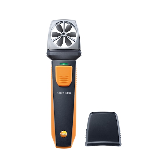 Anemómetro de impulsor TESTO 410i diámetro del impulsor 30 mm negro/naranja - Caudalímetro (anemómetro)