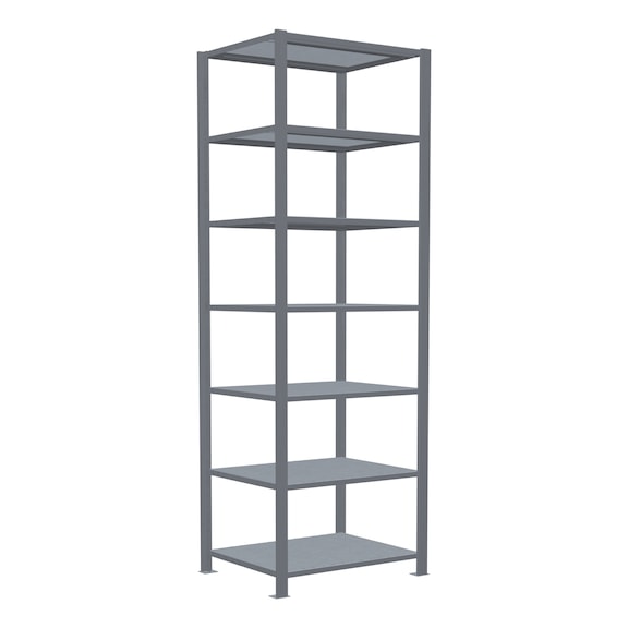 SCHULTE Basic Shelving Office Plug-in MULTIplus150 7 shelves 2300x750x600 No.17748 - Shelving (workshop)