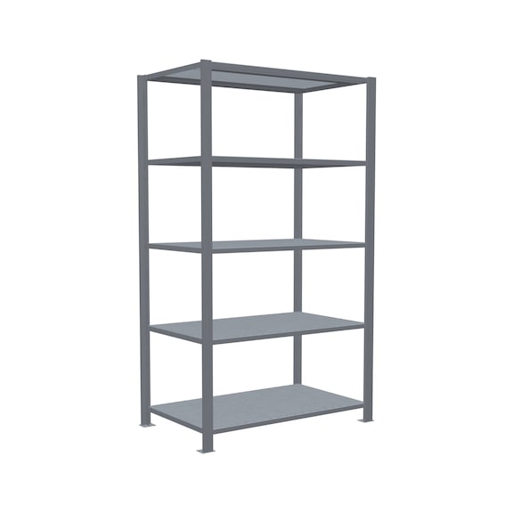 SCHULTE Basic Shelving Office Plug-in MULTIplus150 5 shelves 1800x1000x600 No. 17755 - Shelving (workshop)
