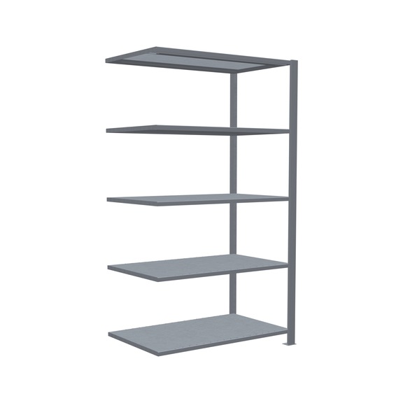 SCHULTE add-on shelvingOffice plug-in MULTIplus150 5 shelves 1800x1000x600 No. 17758 - Shelving (workshop)
