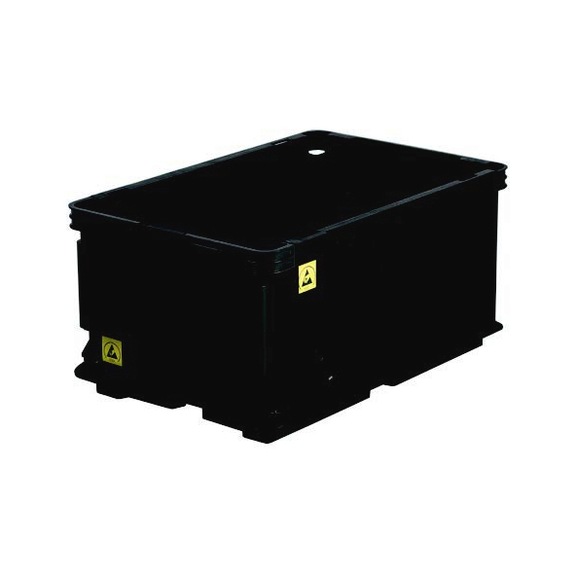 W-KLT 2.0 3215 Lagerbox ESD schwarz - W-KLT Boxen 2.0 ESD
