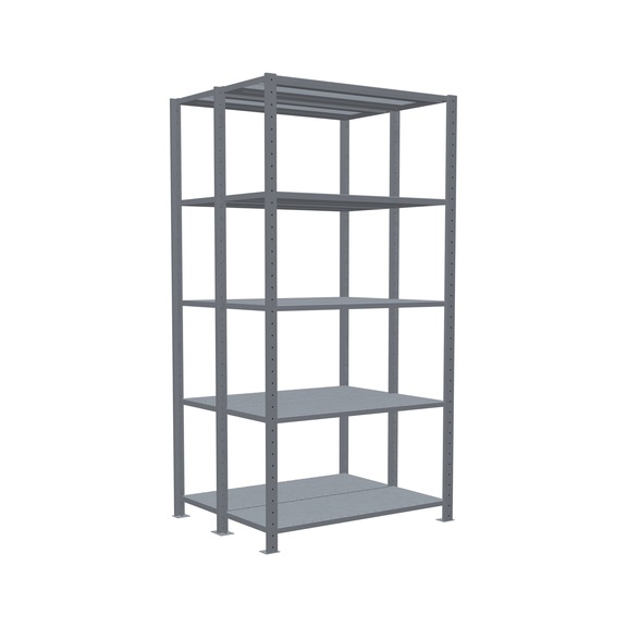 SCHULTE basic shelving double MULTIplus150 2x5 shelves 2000x1000x(2x400) No. 17840 - Shelving (workshop)