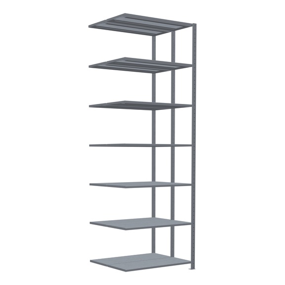 SCHULTE add-on shelvingDouble MULTIplus150 2x7 shelves 3000x1000x(2x400) No. 17847 - Shelving (workshop)