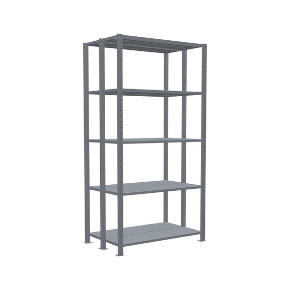 SCHULTE basic shelving double MULTIplus250 2x5 shelves 2000x1000x(2x300) No. 17930 - Shelving (workshop)