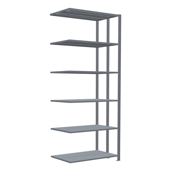 SCHULTE add-on shelvingDouble MULTIplus250 2x6 shelves 2500x1000x(2x300) No. 17936 - Shelving (workshop)