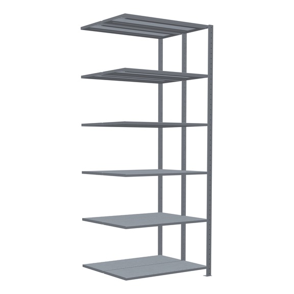 SCHULTE add-on shelvingDouble MULTIplus250 2x6 shelves 2500x1000x(2x400) No. 17946 - Shelving (workshop)
