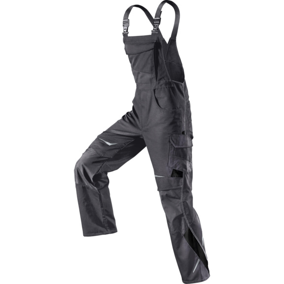 Kübler PULSSCHLAG men's dungarees, anthracite/black, size 54 - PULSSCHLAG men's dungarees