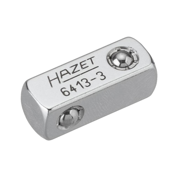 Adaptateur quatre pans mâle HAZET 3/8 x 3/8 pouce - Support enfichable avec carrés d'entraînement