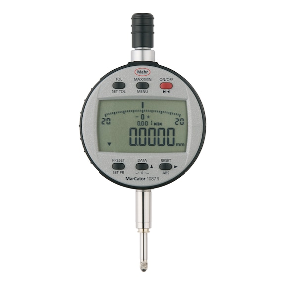 MAHR Reloj comparador digital MarCator 1087 R-HR, 12,5&nbsp;mm, 0,0001 - Relojes comparadores electr&oacute;nicos MarCator 1087 R(i) y 1087 R-HR