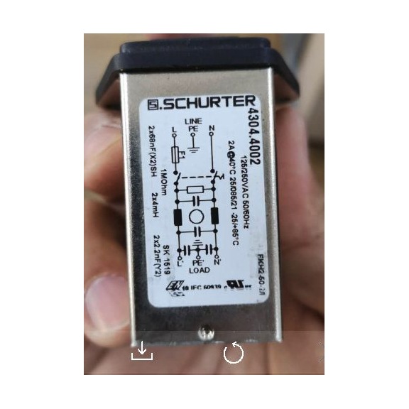 SCHURTER Power switch 43044002 - Power switch