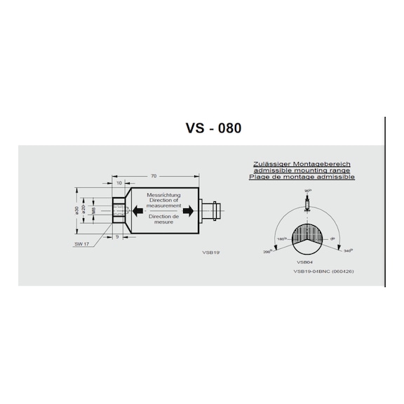 VS-080 速度传感器 - 速度传感器